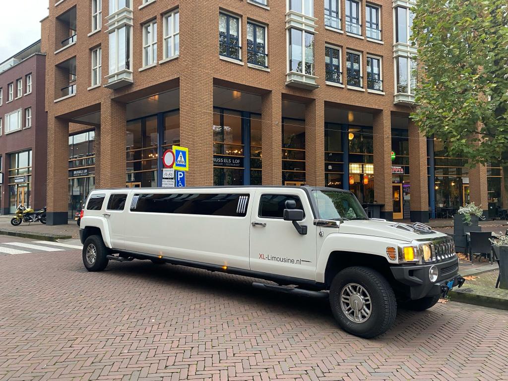 Hummer H3 Limousine wit - Luxe Limousine