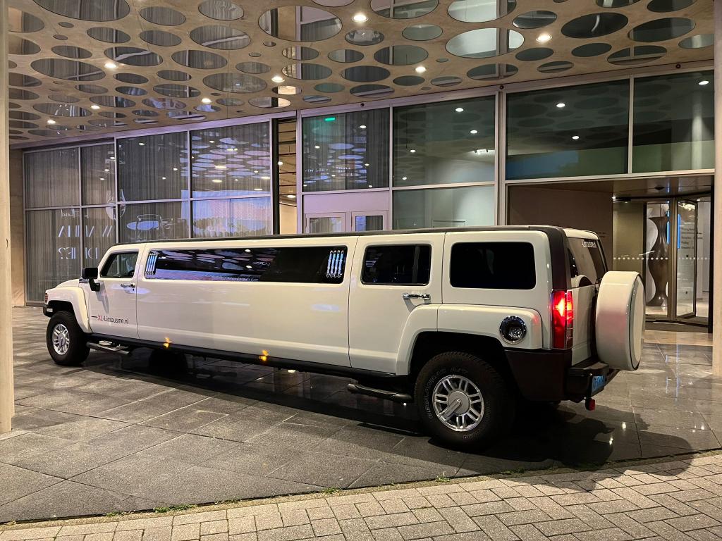 Hummer H3 Limousine wit - Luxe Limousine