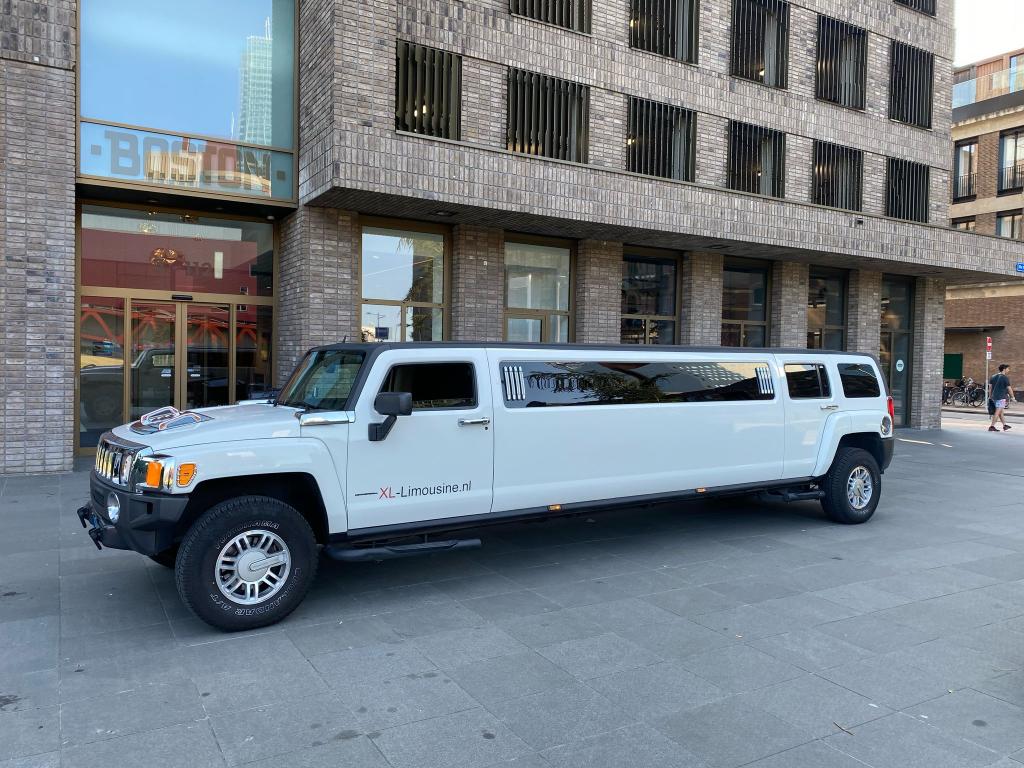 Hummer H3 Limousine wit - Luxe Limousine