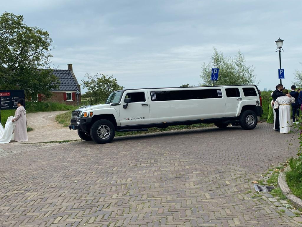 Hummer H3 Limousine wit - Luxe Limousine