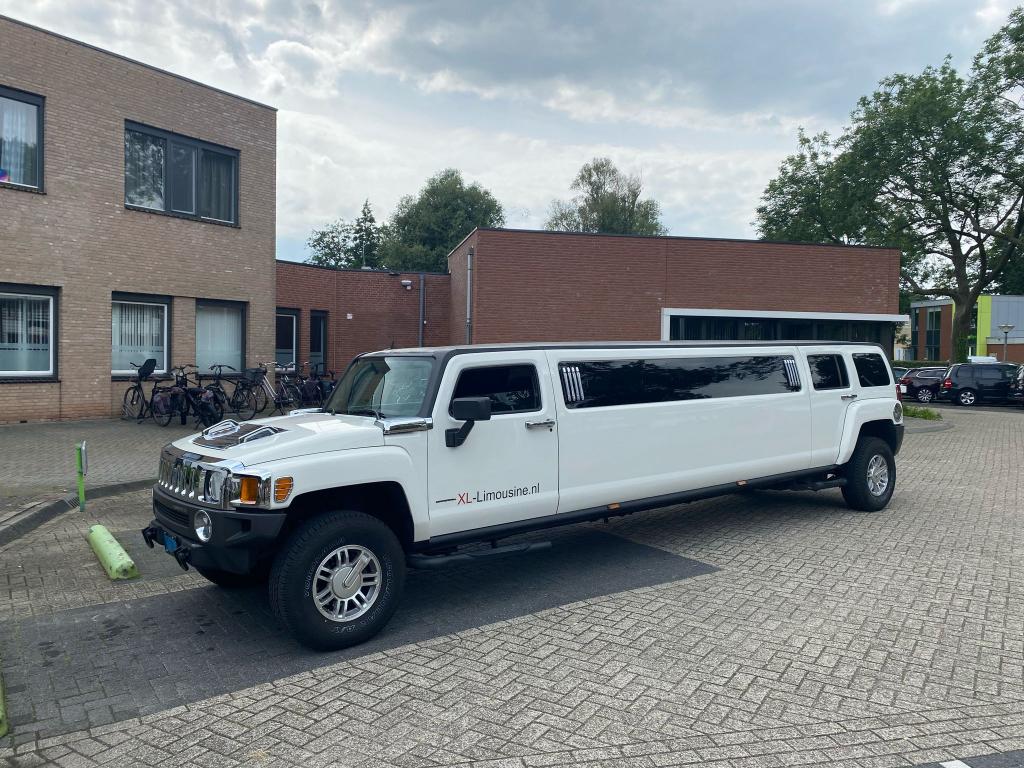 Hummer H3 Limousine wit - Luxe Limousine