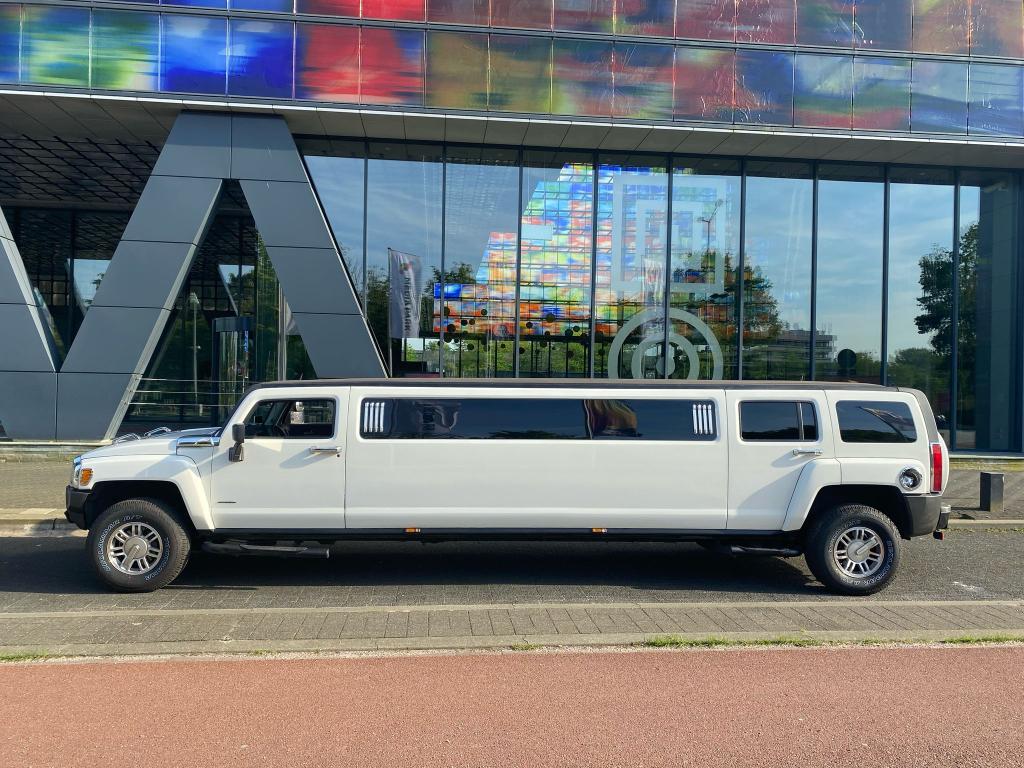 Hummer H3 Limousine wit - Luxe Limousine