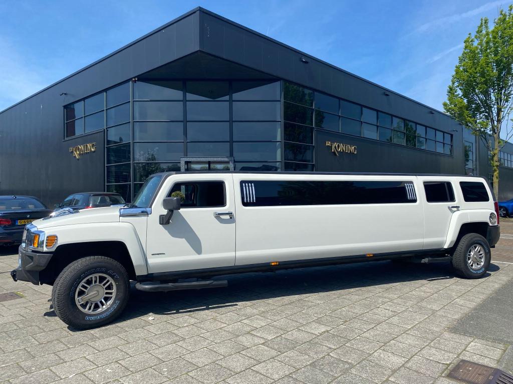 Hummer H3 Limousine wit - Luxe Limousine